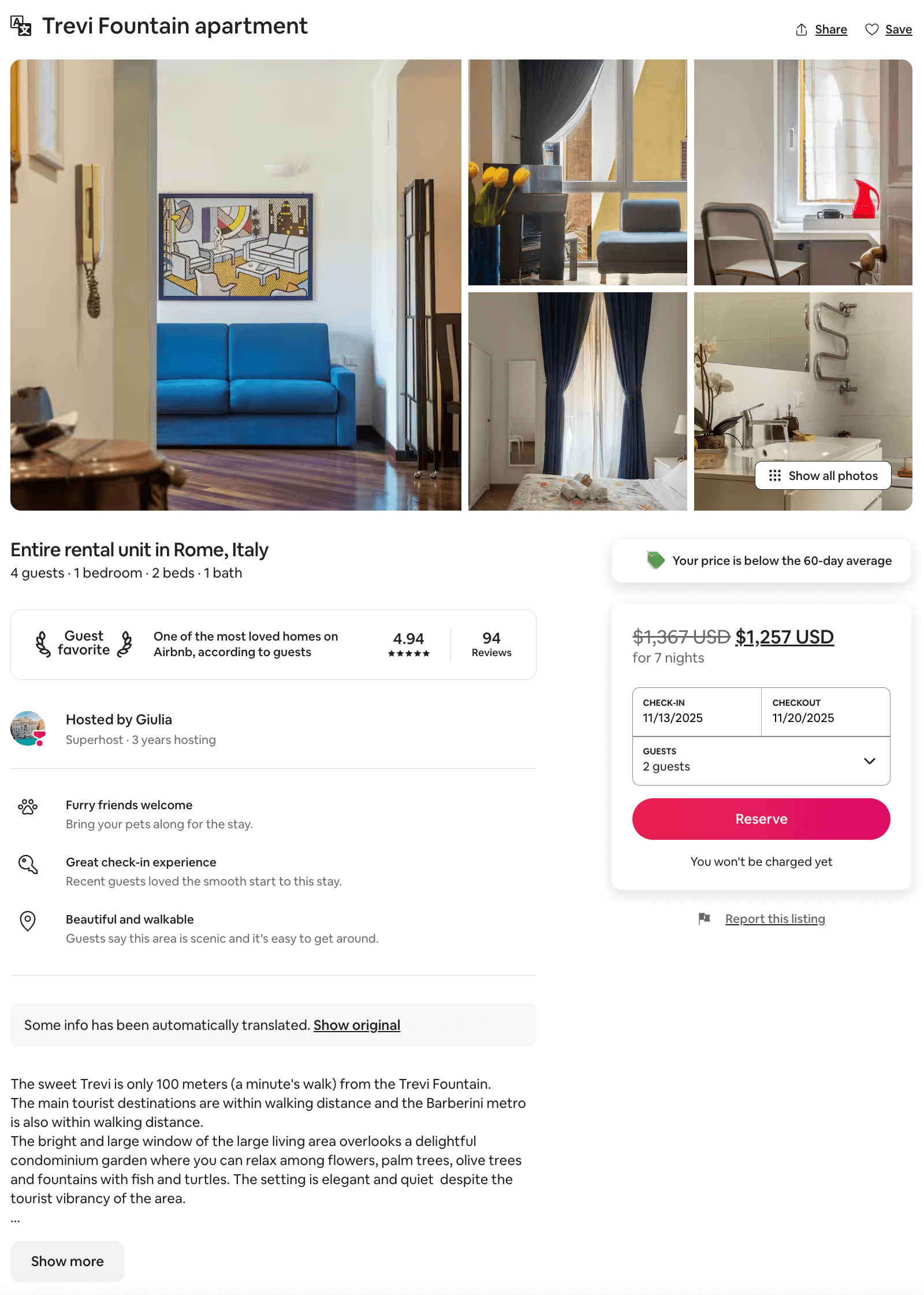 Search with Booking Token