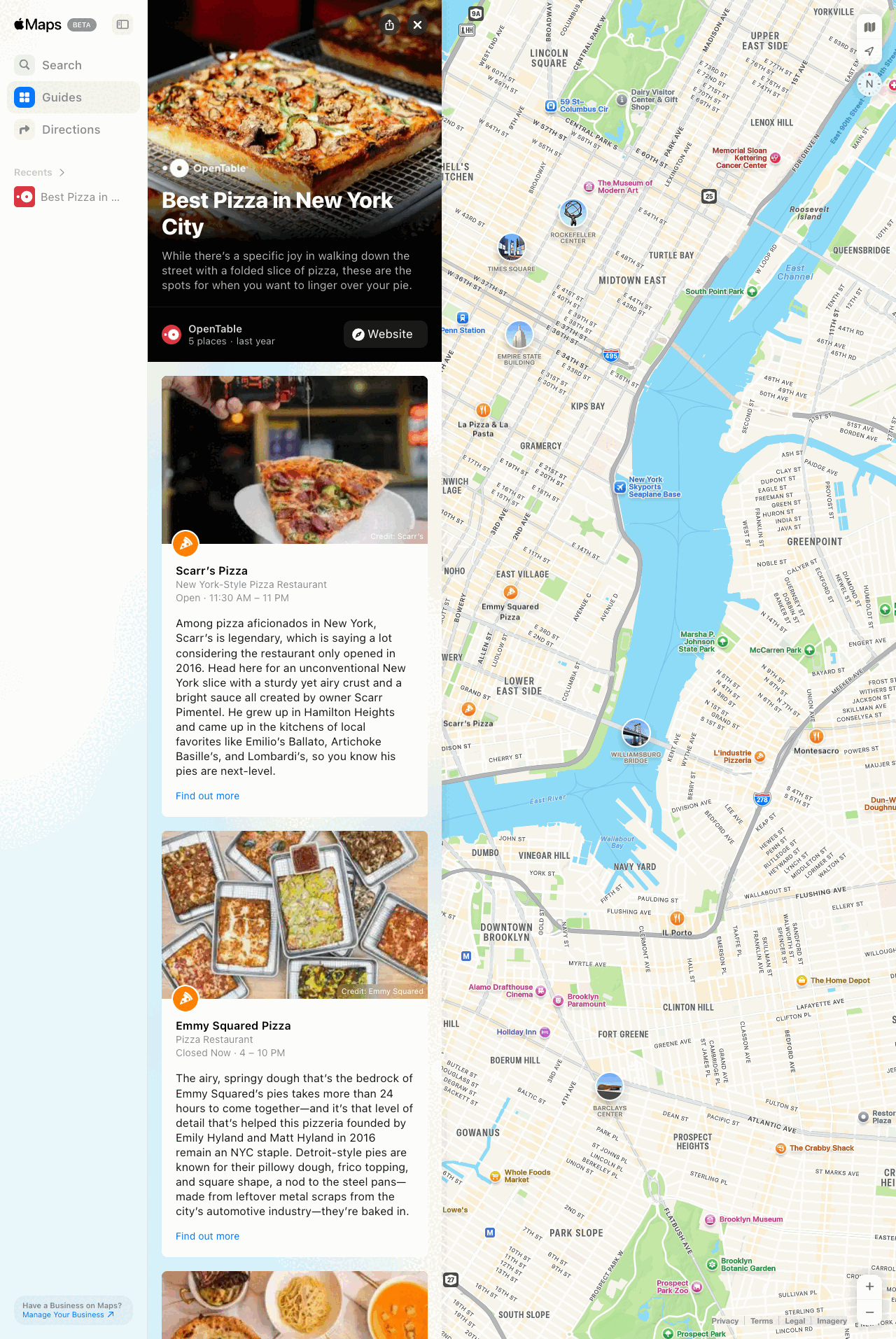 Guide with Places