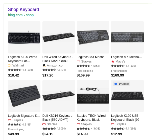 Inline Shopping