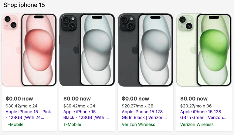 Shopping Ads