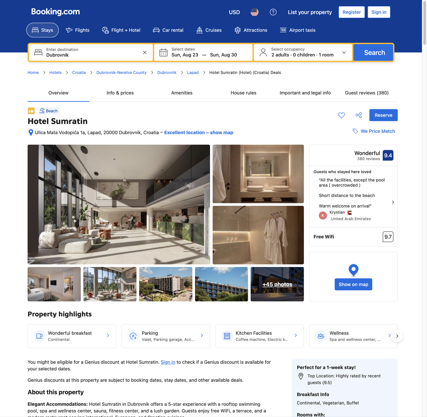 Booking.com Property API