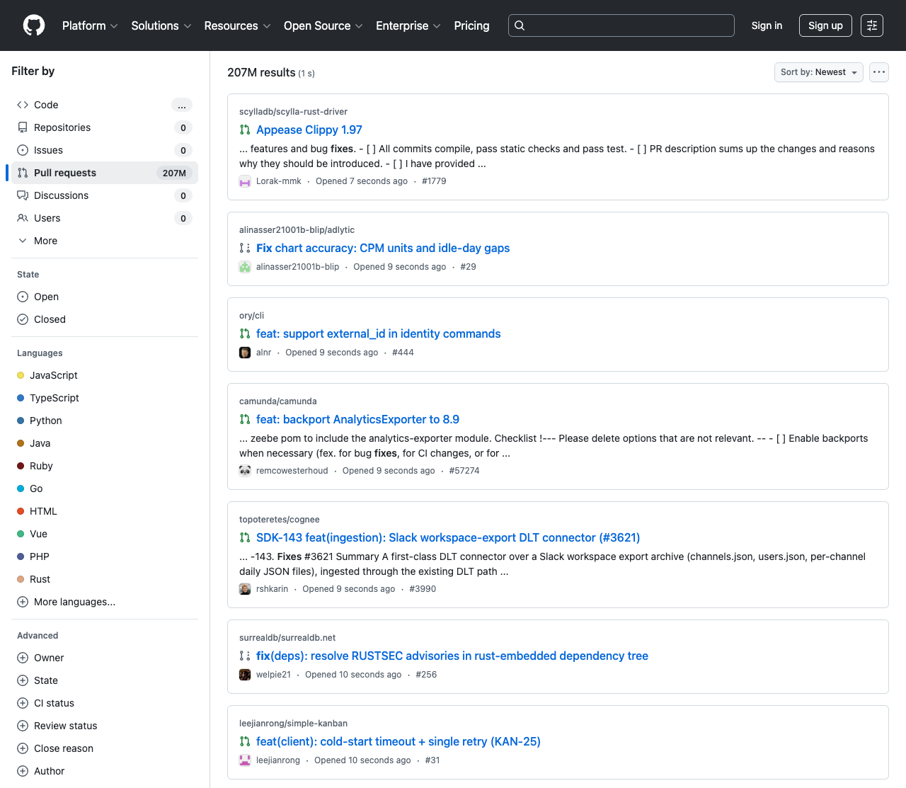 Pull Requests