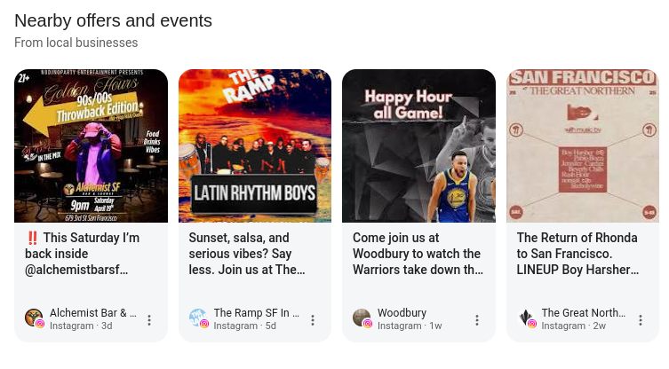 Nearby Events