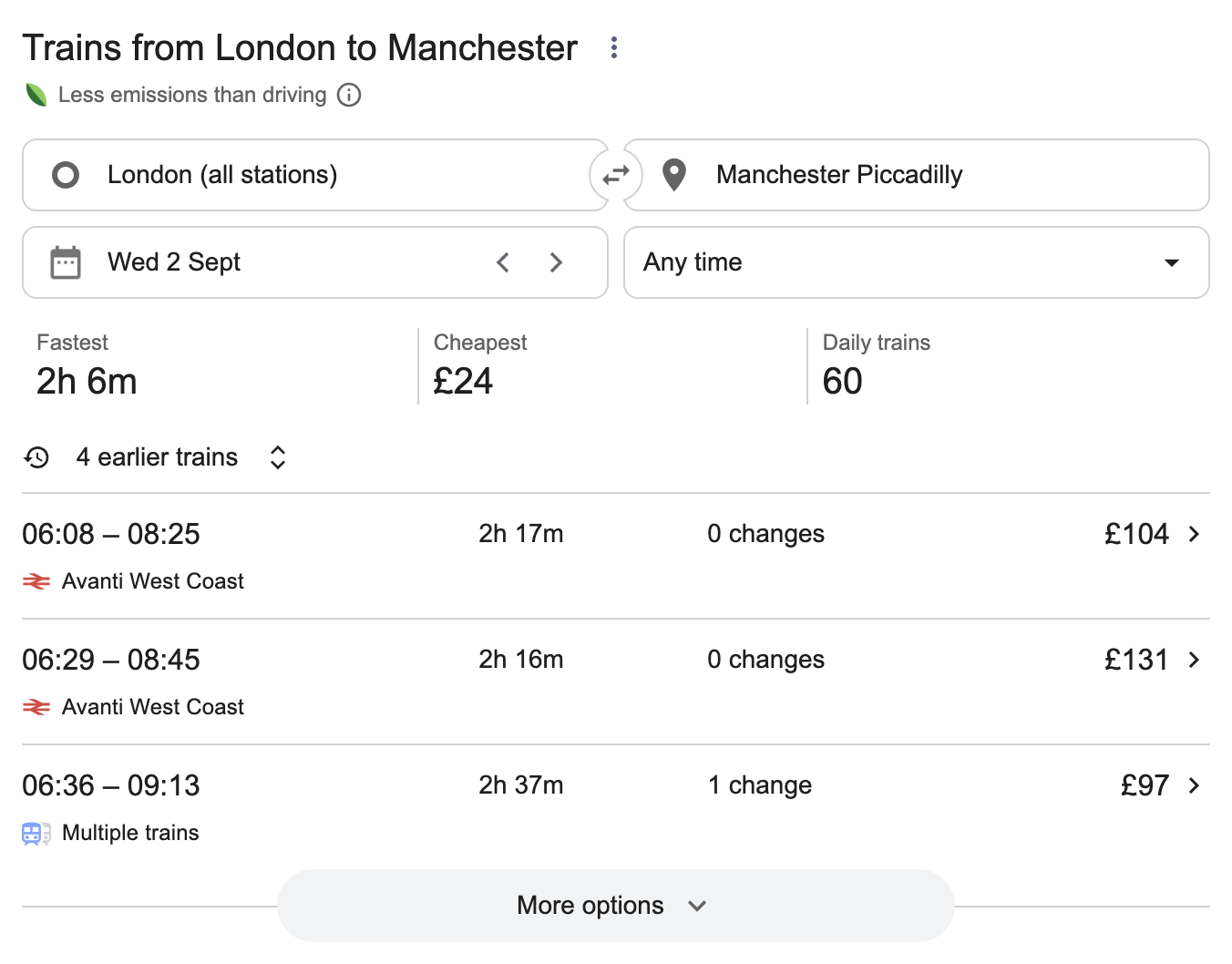 Train Results