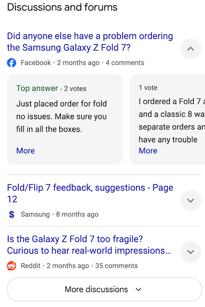 Discussions and Forums