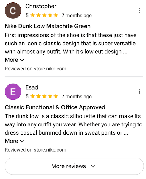 Review Results