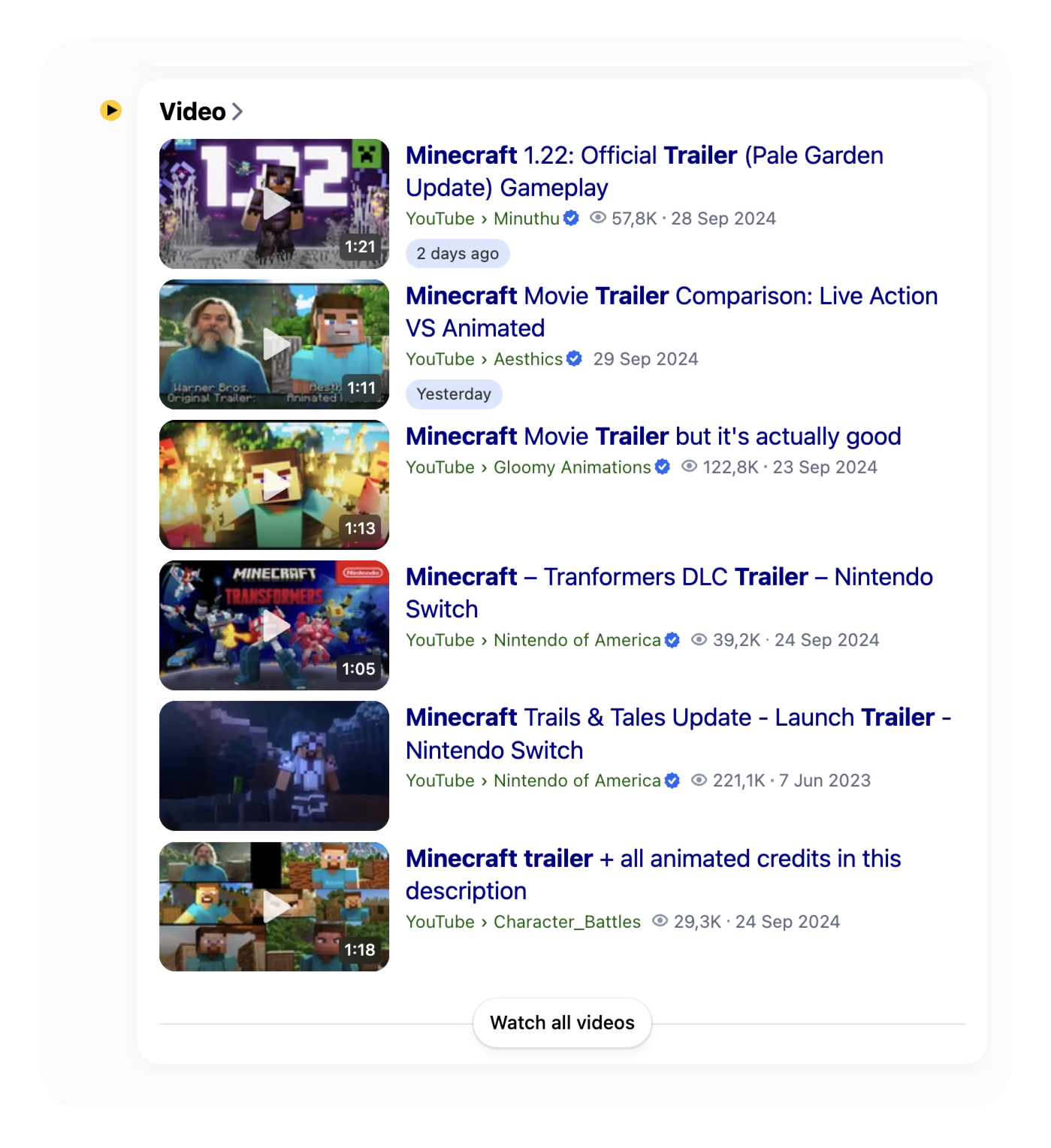 Inline Videos