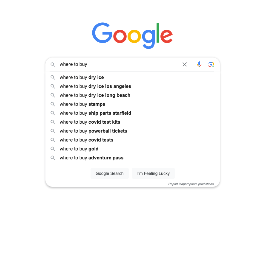Real-time Search Suggestions