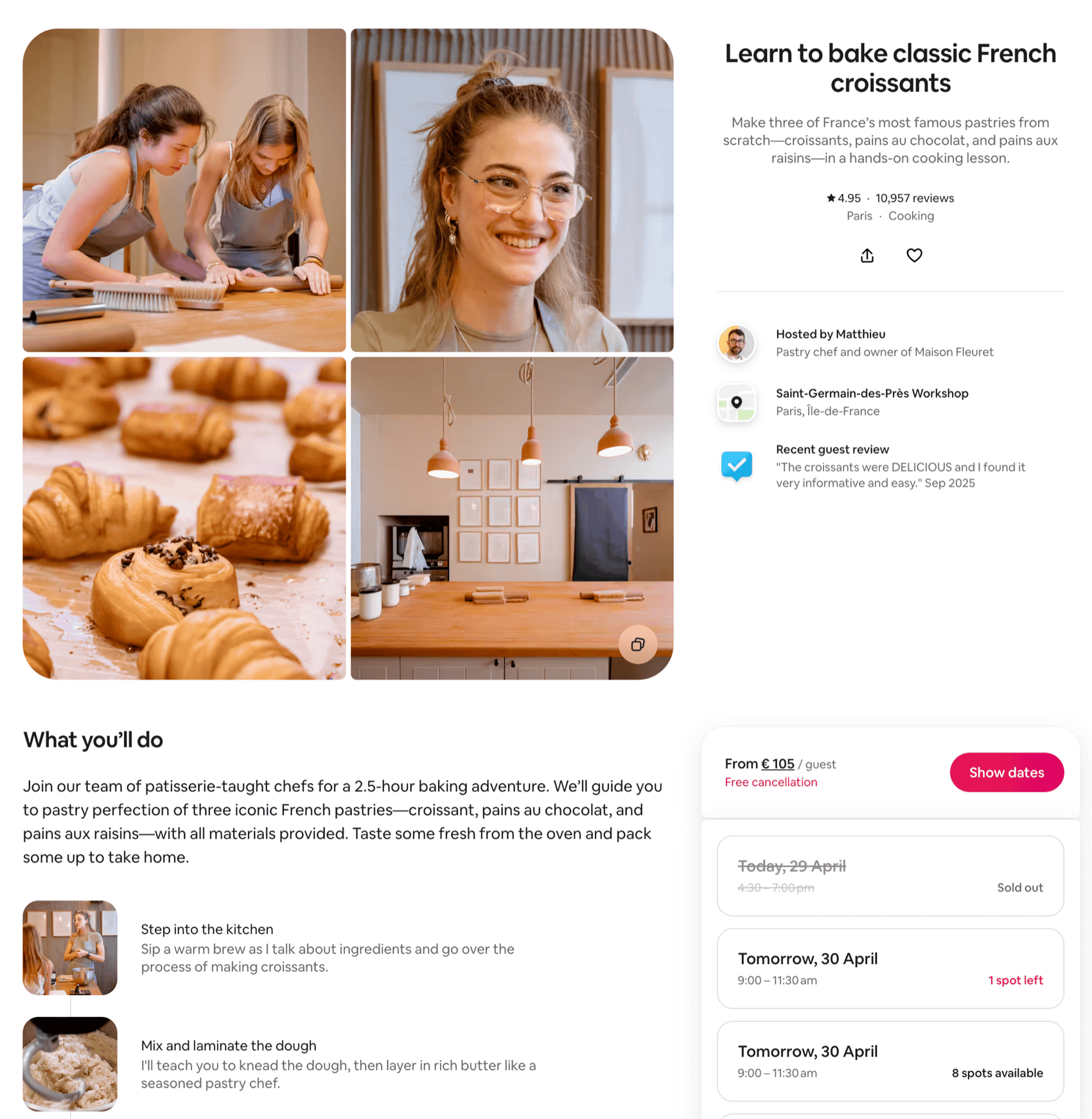 Airbnb Experience Details API