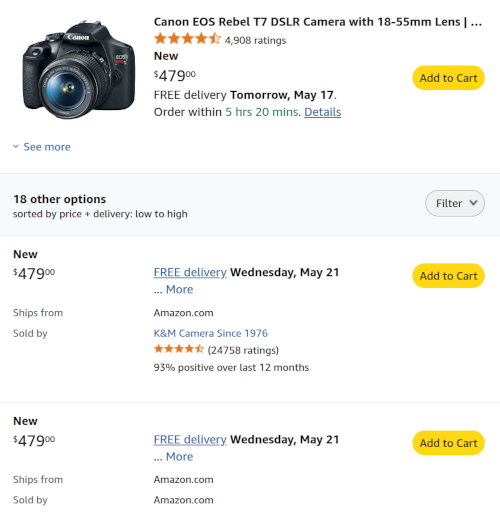 Amazon Offers API