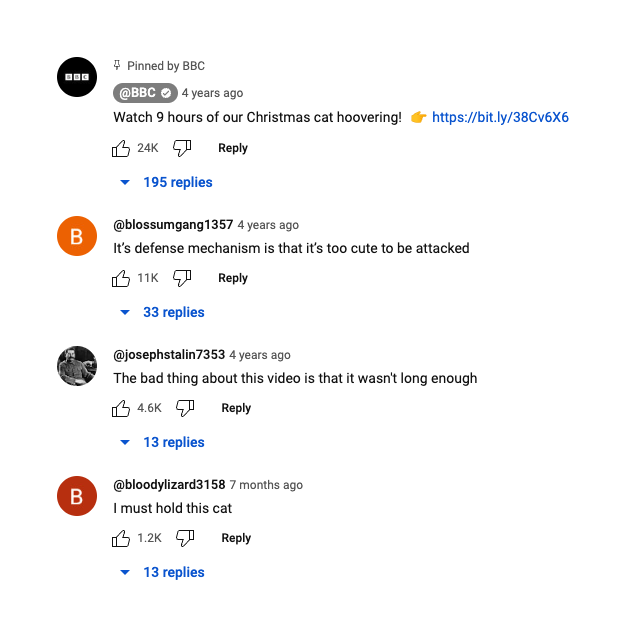 YouTube Comments API
